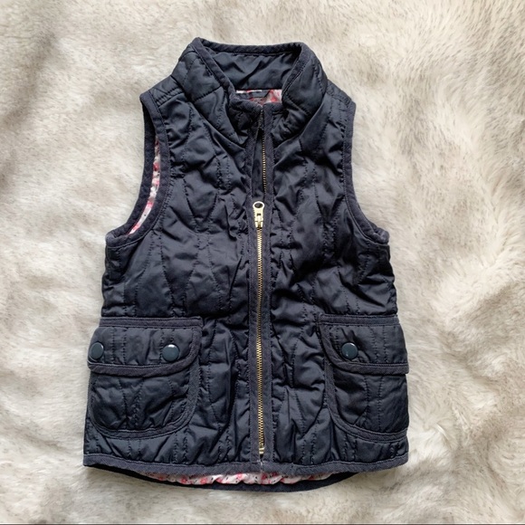 Old Navy Other - Girls XS 5 blue Old Navy quilted puffer vest